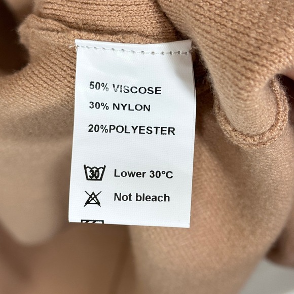 SNDYS X Revolve Tia Cardi Jacket S Camel Tan Open Long Sweater Trench Minimalist - Picture 10 of 13